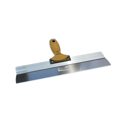 NELA Butterfly Trowel Finishing Spatula with stainless steel blade, aluminium back, and cork handle, available in multiple sizes