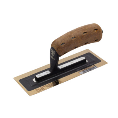 NELA Flex II Midget Trowel Premium Round Edge 200x80mm with BiKoGrip cork handle for precision plastering