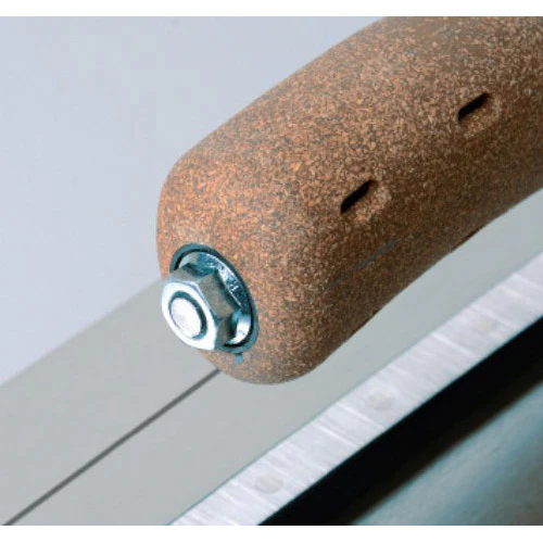 NELA Premium MediFlex Stainless Trowel Round Ed. 200x80mm – Flexible Finishing Trowel for Professionals - Image 3