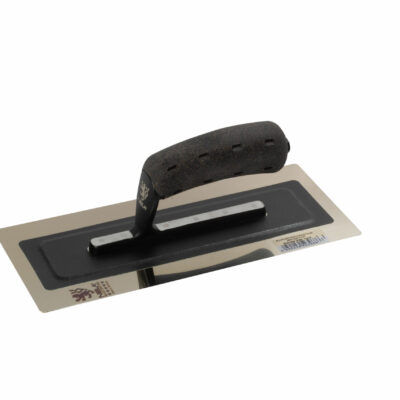 NELA Black Edition Finishing Trowel Rounded Edges – Lightweight Professional Finishing Trowel