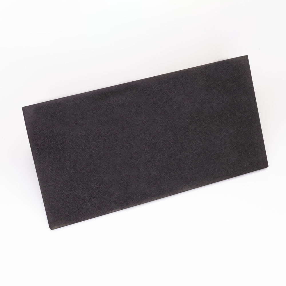 NELA Black Edition Sponge Float 280x140x20mm high-density black sponge float for plaster and render finishing