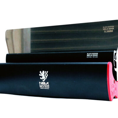 NELA Black Edition NELA Edge finishing spatula with flexible stainless steel blade for professional plastering and rendering